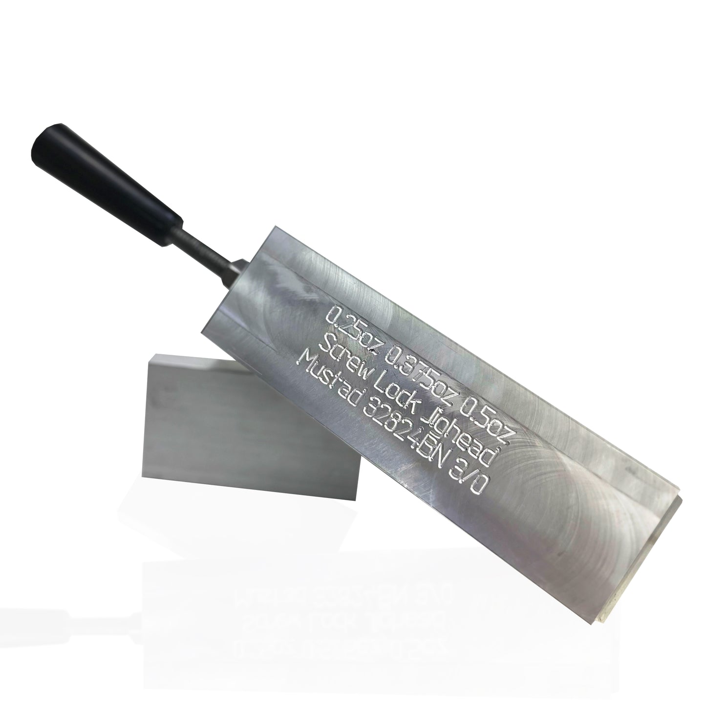 R & R Tackle CO 0.25, 0.375, 0.5oz Screwlock Swimbait Jighead CNC Aluminum Mold