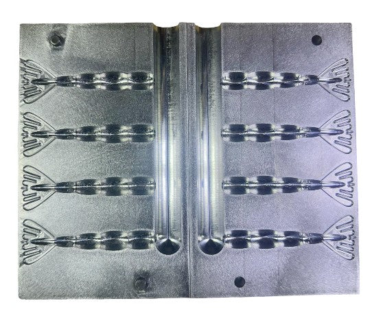3 Cavities:Allows you to pour multiple baits at once for better efficiency.
CNC Machined:Tight tolerances ensure crisp detail and consistent output.
Durable Build:Made from corrosion-resistant 6061 aluminum for long-term reliability.