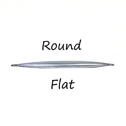 CNC Aluminum Mold Slow pitch Jigging Fishing Lure Flat sided Irregular action 150g