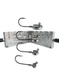 EEL Screwlock Jighead Mold 0.5, 1, 1.5, 2oz. Mustad 32824NP-8/0